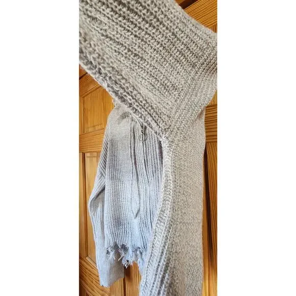 Zip ragged crop sweater - Picture 4 of 8